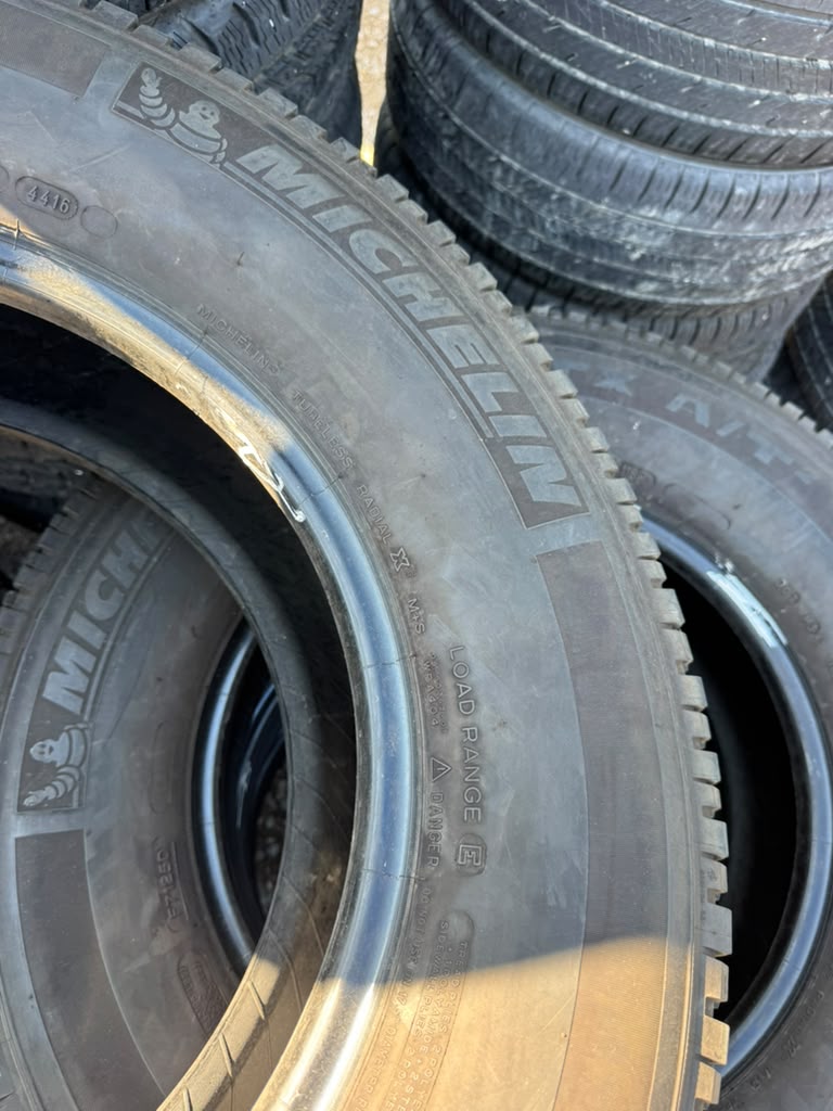 LT245/75R17 Set (4 Used Tires) Michelin LTX A/T2 - 📍 Commerce City
