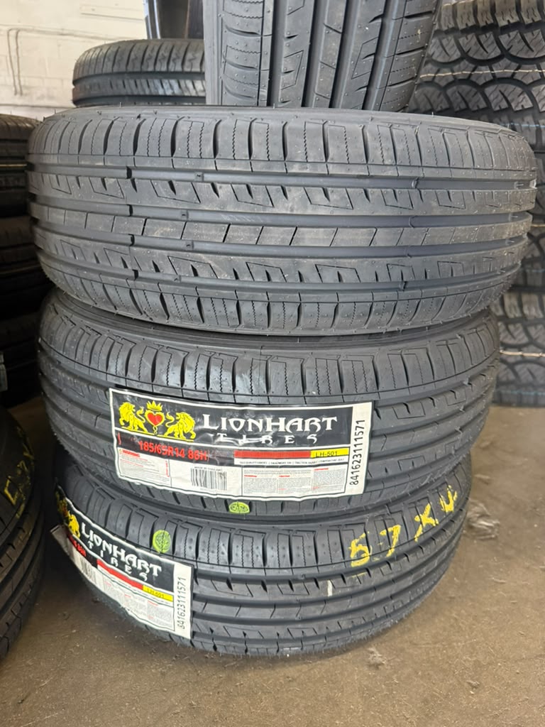 185/65R14 Set (4 Brand New Tires!!) Lionhart LH-501