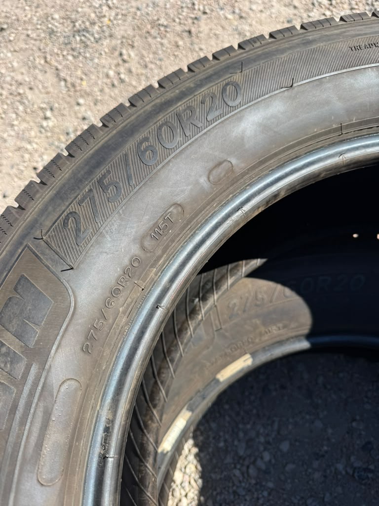 275/60R20 Pair (2 Used Tires) Michelin Defender LTX M/S - 📍 Commerce City