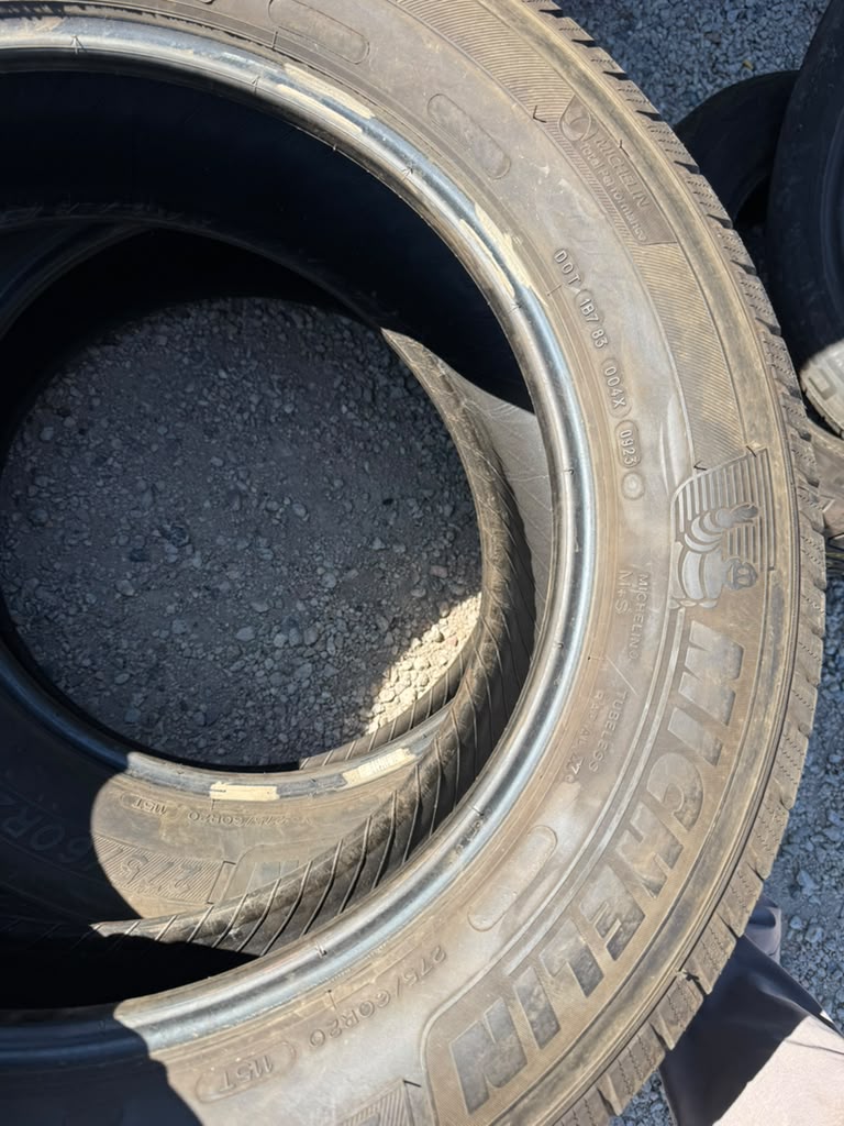275/60R20 Pair (2 Used Tires) Michelin Defender LTX M/S - 📍 Commerce City