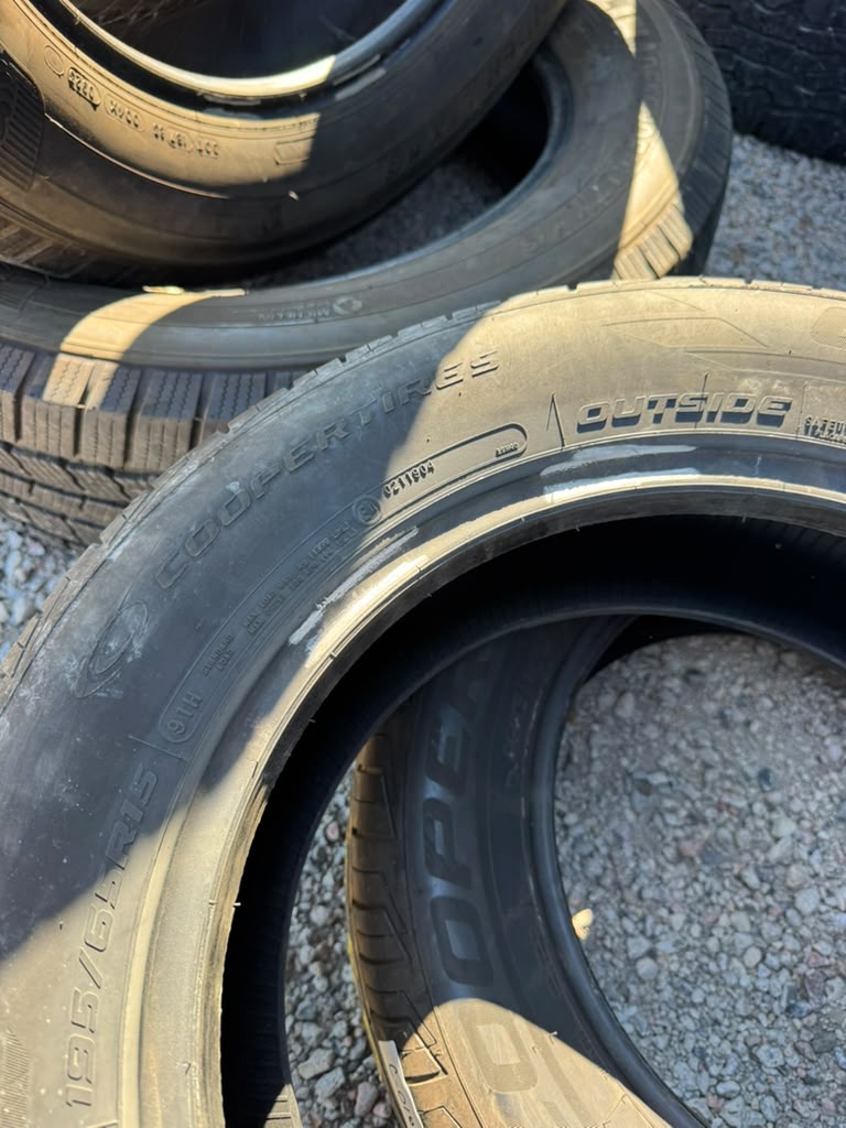 195/65R15 Pair (2 Used Tires) Cooper CS5 Ultra Touring