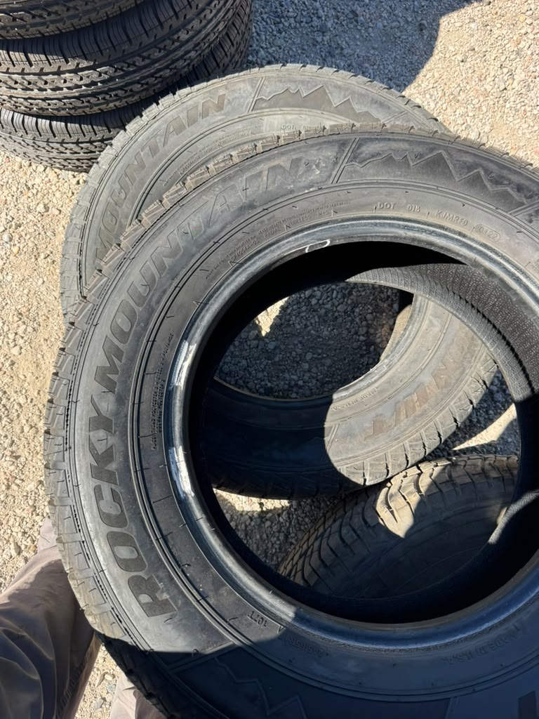 245/65R17 Pair (2 Used Tires) Rocky Mountain All Season - 📍 Commerce City