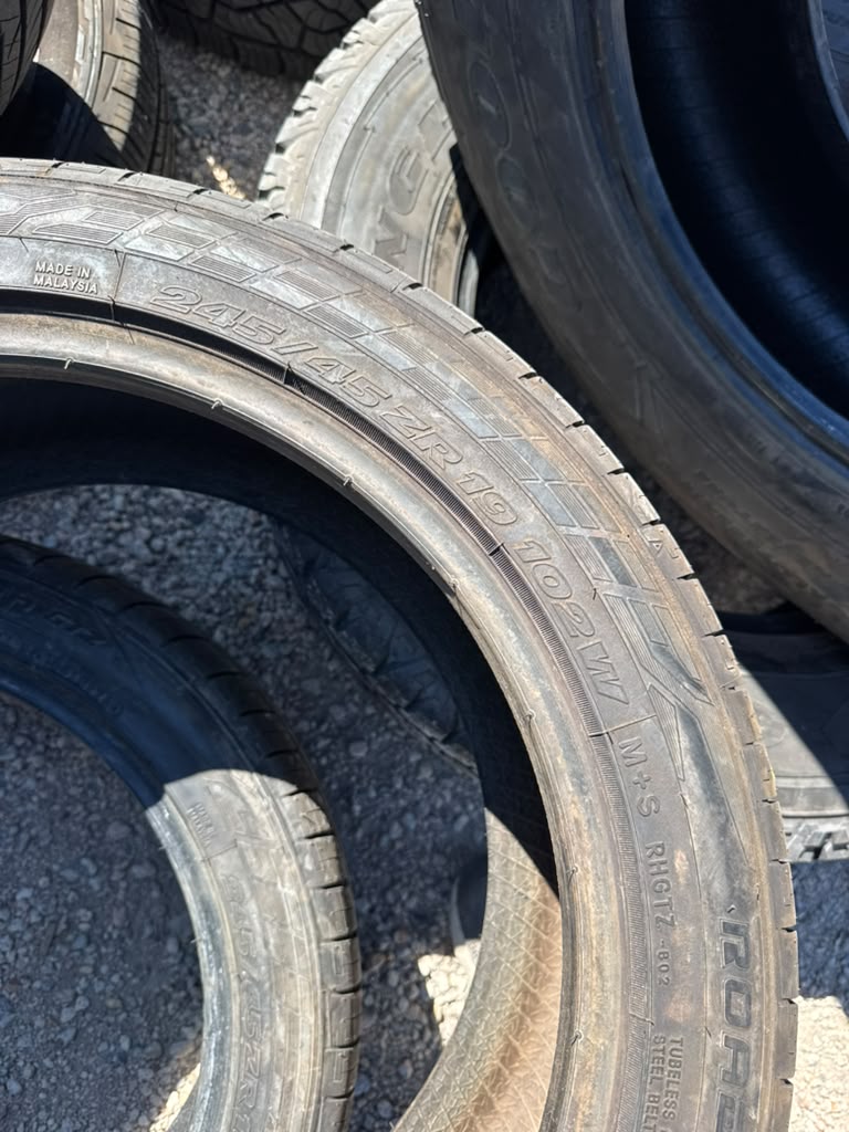 245/45R19 Pair (2 Used Tires) Road Hugger GTZ - 📍 Commerce City