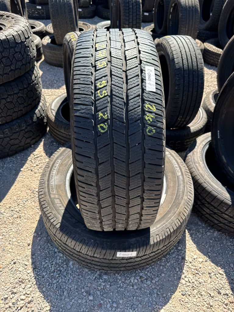 275/55R20 Pair (2 Used Tires) Michelin Defender LTX M/S2 - 📍 Commerce City