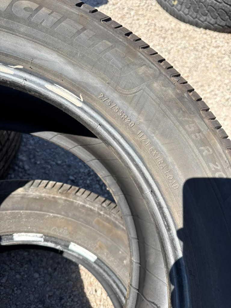 275/55R20 Pair (2 Used Tires) Michelin Defender LTX M/S2 - 📍 Commerce City