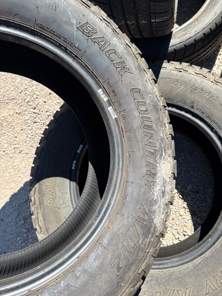 265/65R18 Pair (2 Used Tires) DeanTires Back Country A/T2 - 📍 Commerce City