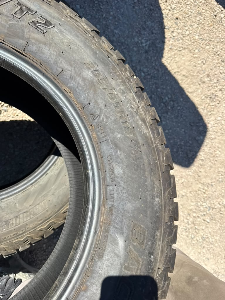 265/65R18 Pair (2 Used Tires) DeanTires Back Country A/T2 - 📍 Commerce City