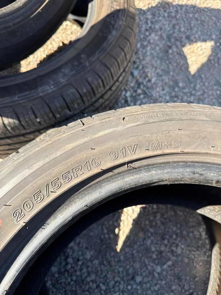 205/55R16 Pair (2 Used Tires) Ironman GR906