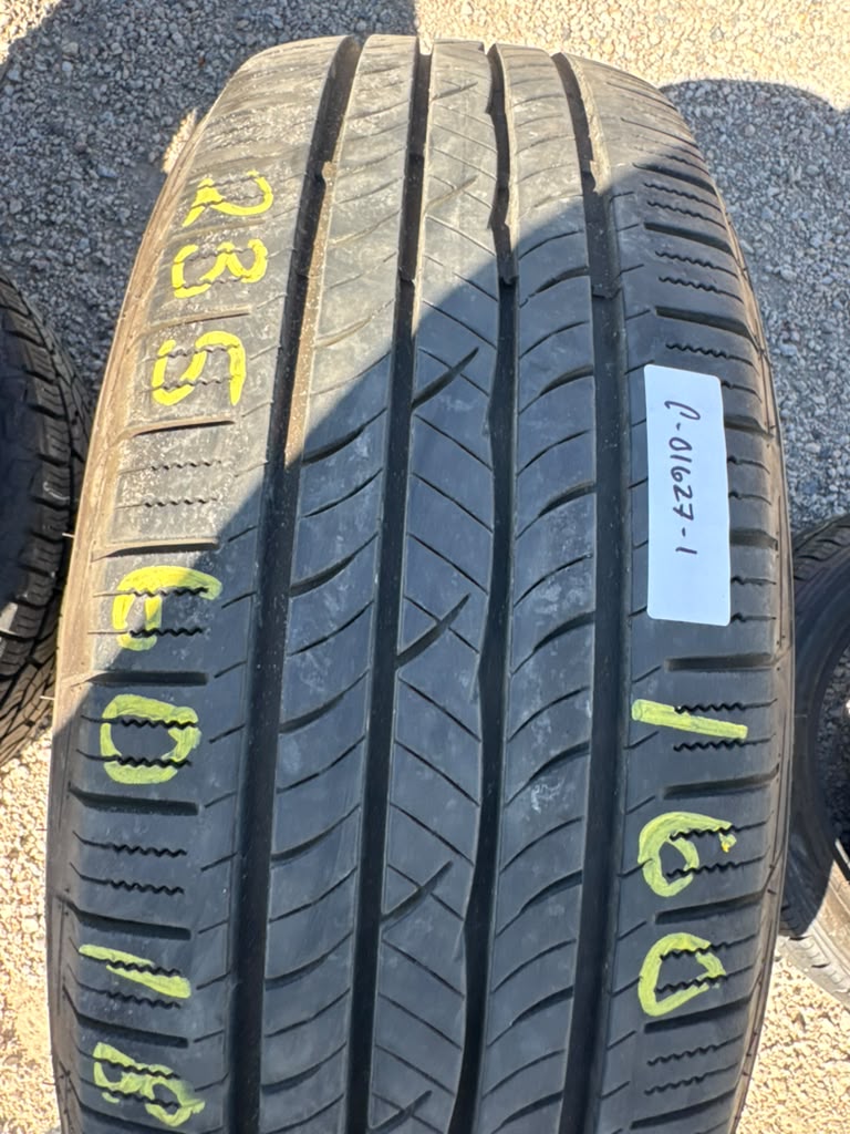 235/60R18 Pair (2 Used Tires) Hercules Terra Trac HPT