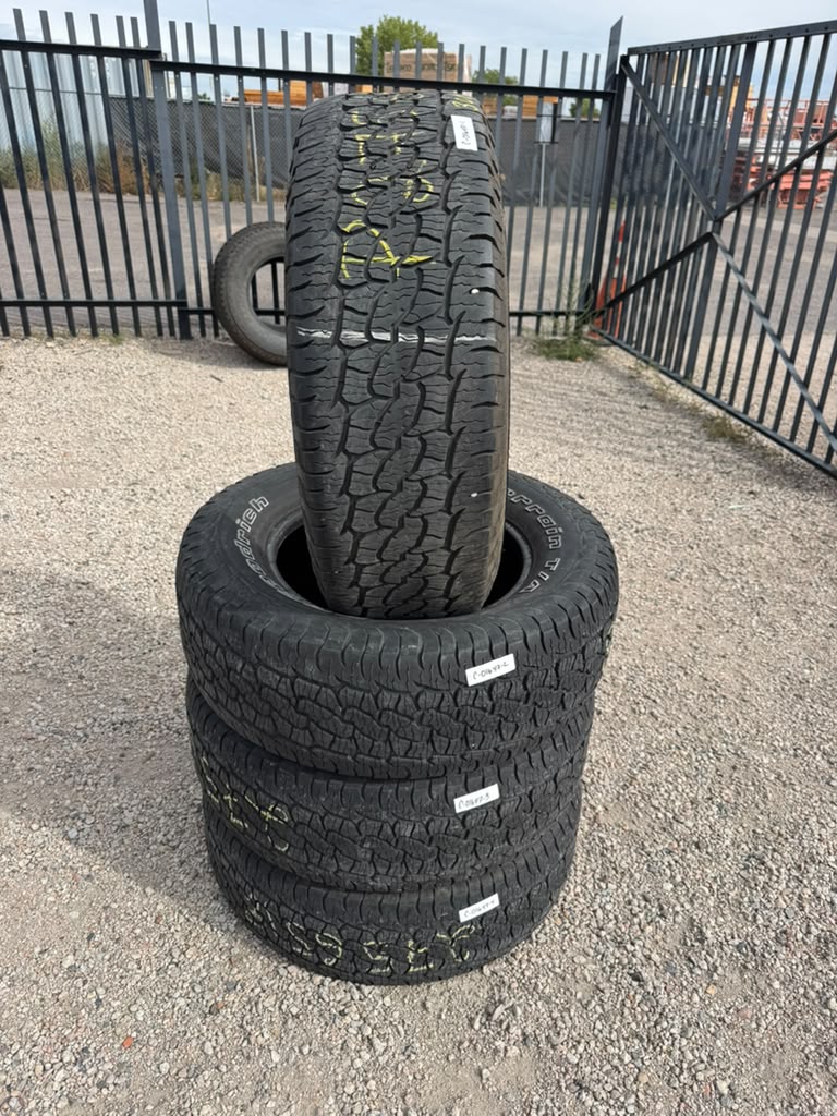275/65R18 Set (4 Used Tires) Bfgoodrich Trail Terrain - 📍 Commerce City
