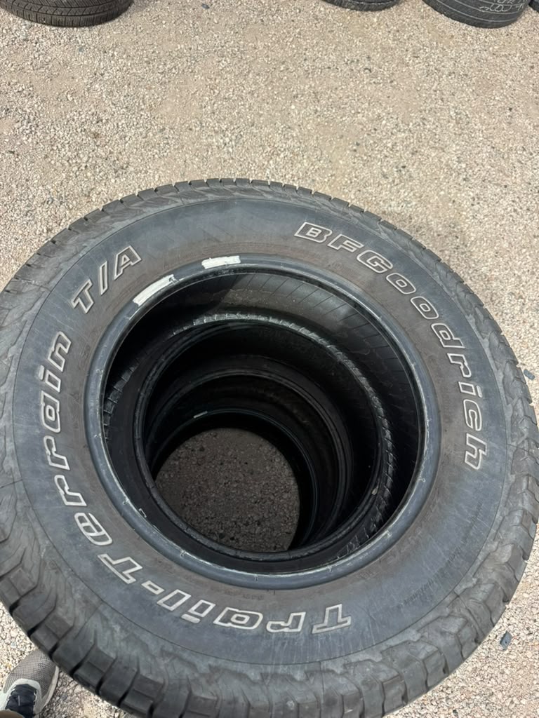 275/65R18 Set (4 Used Tires) Bfgoodrich Trail Terrain - 📍 Commerce City