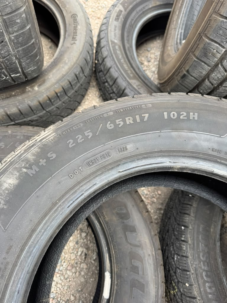 225/65R17 Pair (2 Used Tires) Douglas Touring