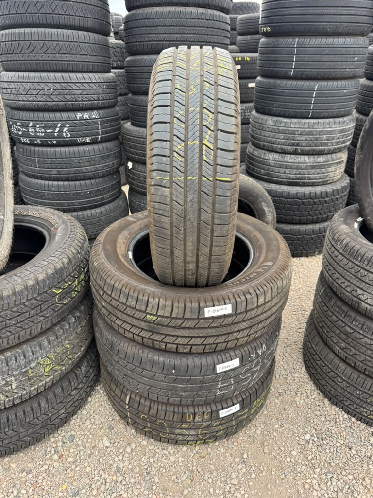 225/65R17 Set (4 Used Tires) Michelin Defender
