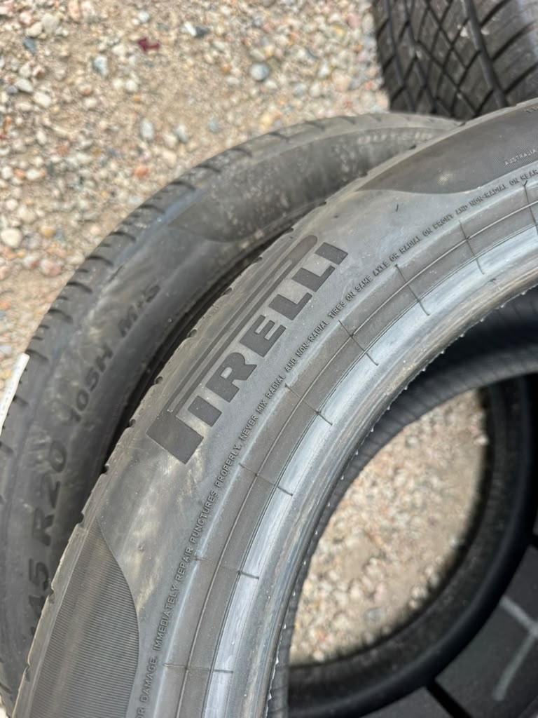255/45R20 Pair (2 Used Tires) Pirelli P Zero - 📍 Commerce City