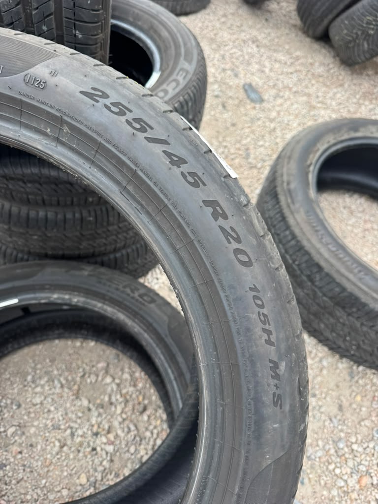 255/45R20 Pair (2 Used Tires) Pirelli P Zero - 📍 Commerce City