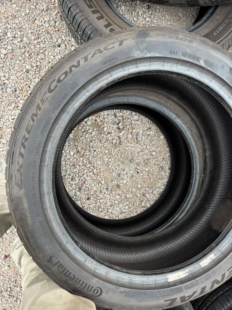245/45R19 Pair (2 Used Tires) Continental Extreme Contact - 📍 Commerce City