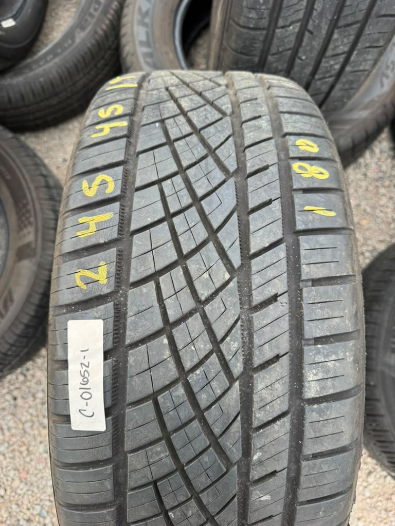 245/45R19 Pair (2 Used Tires) Continental Extreme Contact - 📍 Commerce City