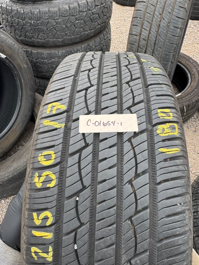 215/50R17 Pair (2 Used Tires) Continental Control Contact