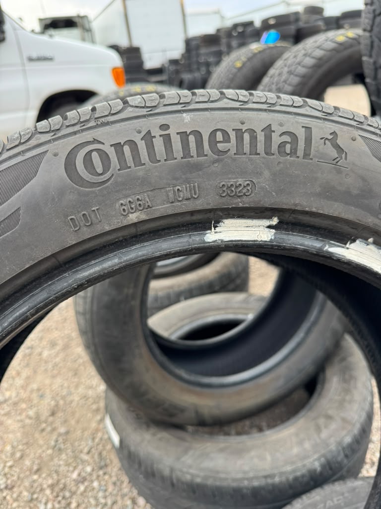 215/50R17 Pair (2 Used Tires) Continental Control Contact