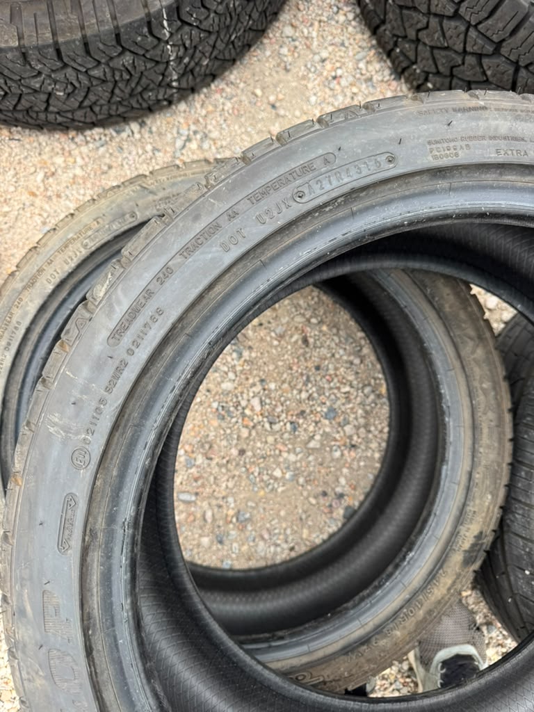 245/40R18 Pair (2 Used Tires) Dunlop Sport Max RT - 📍 Commerce City