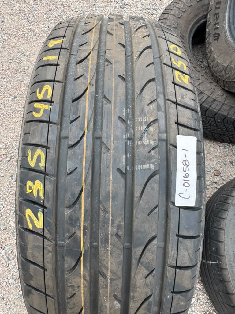 235/45R19 Pair (2 Used Tires) Bridgestone Dueler HP Sport