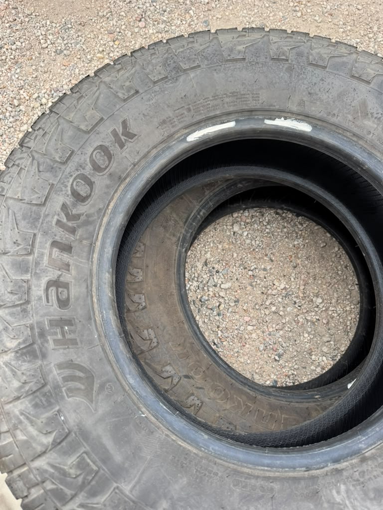 LT275/70R18 Pair (2 Used Tires) Hankook DynaPro AT2 Extreme - 📍 Commerce City