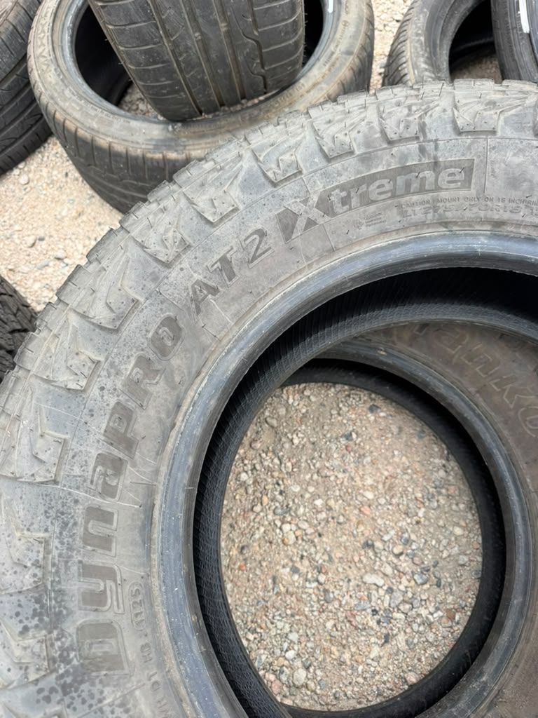 LT275/70R18 Pair (2 Used Tires) Hankook DynaPro AT2 Extreme - 📍 Commerce City