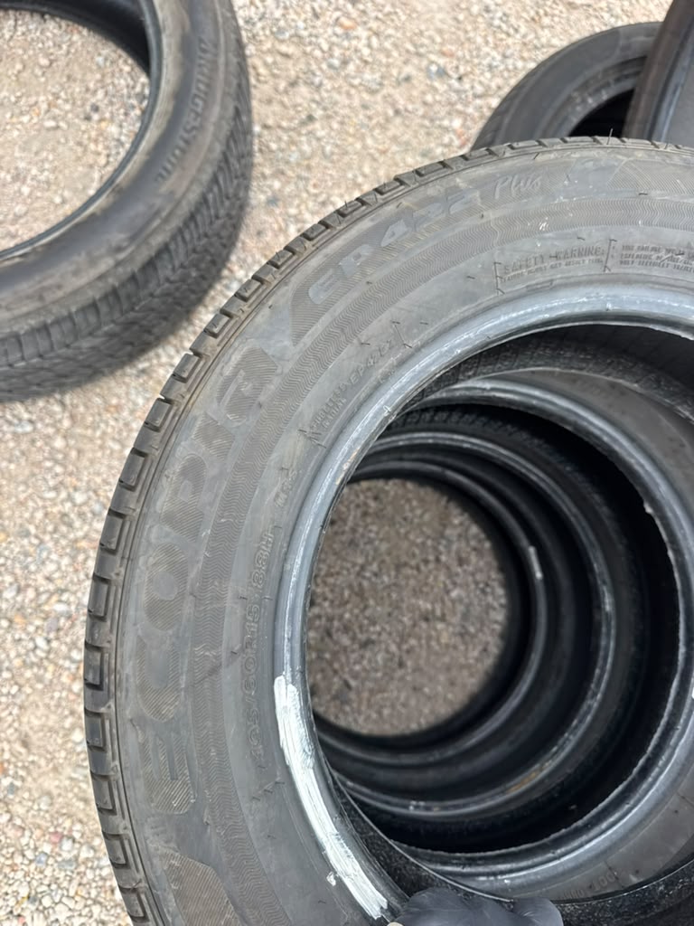 195/60R15 Set (4 Used Tires) Bridgestone Ecopia EP422 Plus