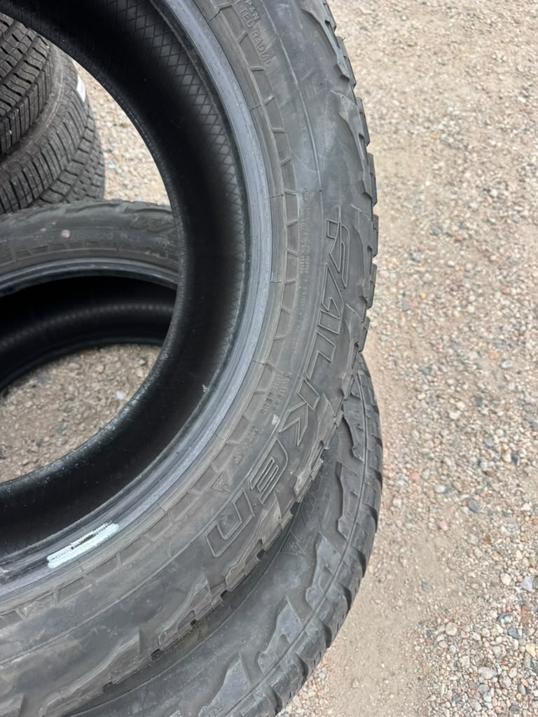 275/55R20 Pair (2 Used Tires) Falken WildPeak AT3W - 📍 Commerce City