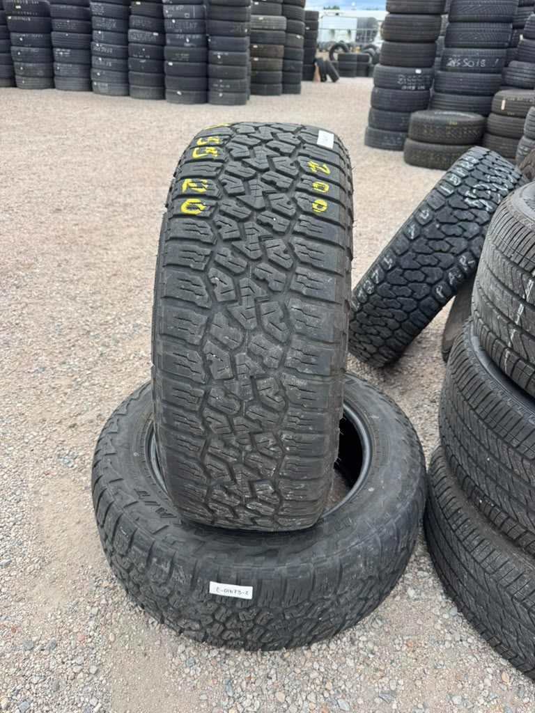 275/55R20 Pair (2 Used Tires) Falken WildPeak AT3W - 📍 Commerce City