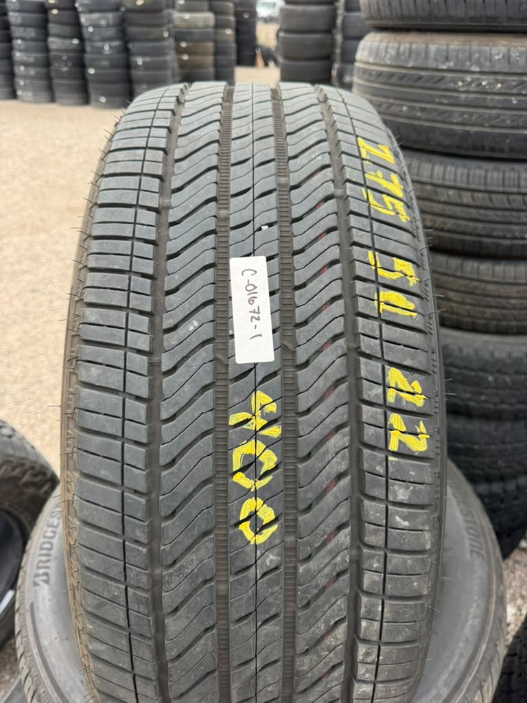 275/50R22 Set (4 Used Tires) Bridgestone Alenza - 📍 Commerce City