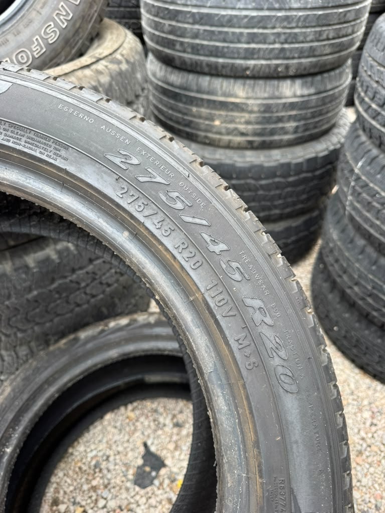 275/45R20 Pair (2 Used Tires) Pirelli Scorpion Verde - 📍 Commerce City
