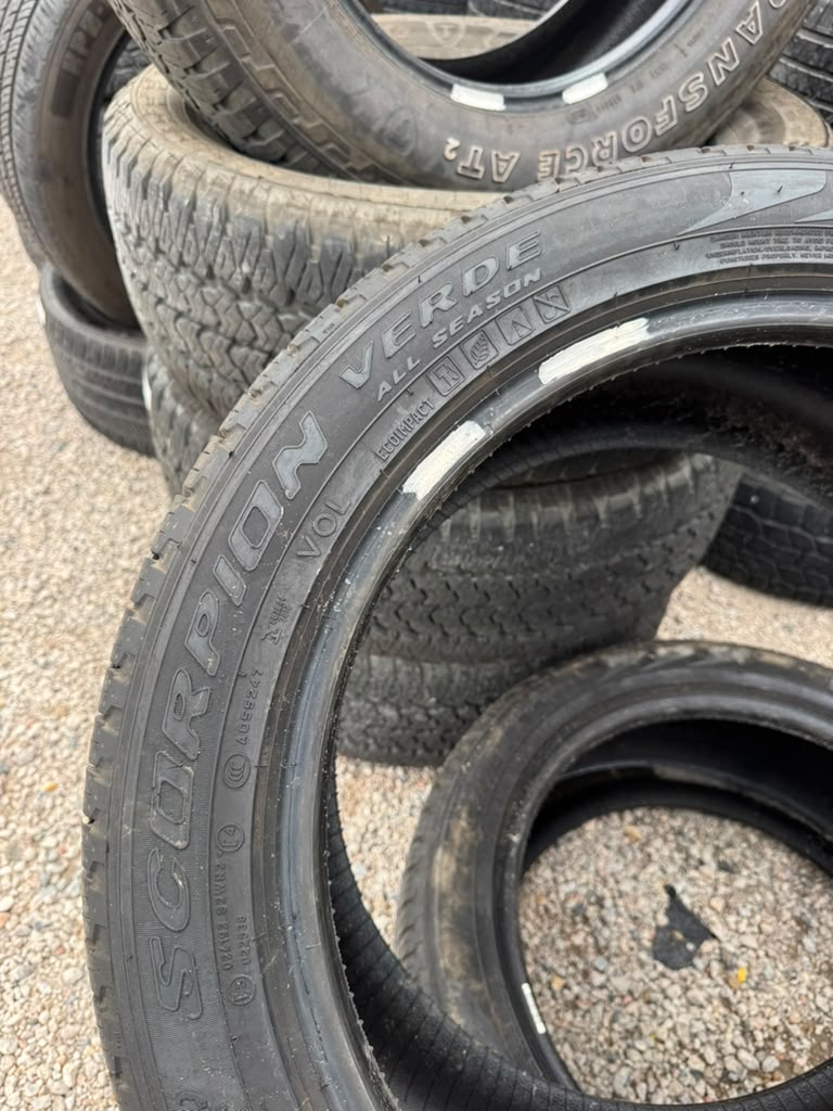 275/45R20 Pair (2 Used Tires) Pirelli Scorpion Verde - 📍 Commerce City