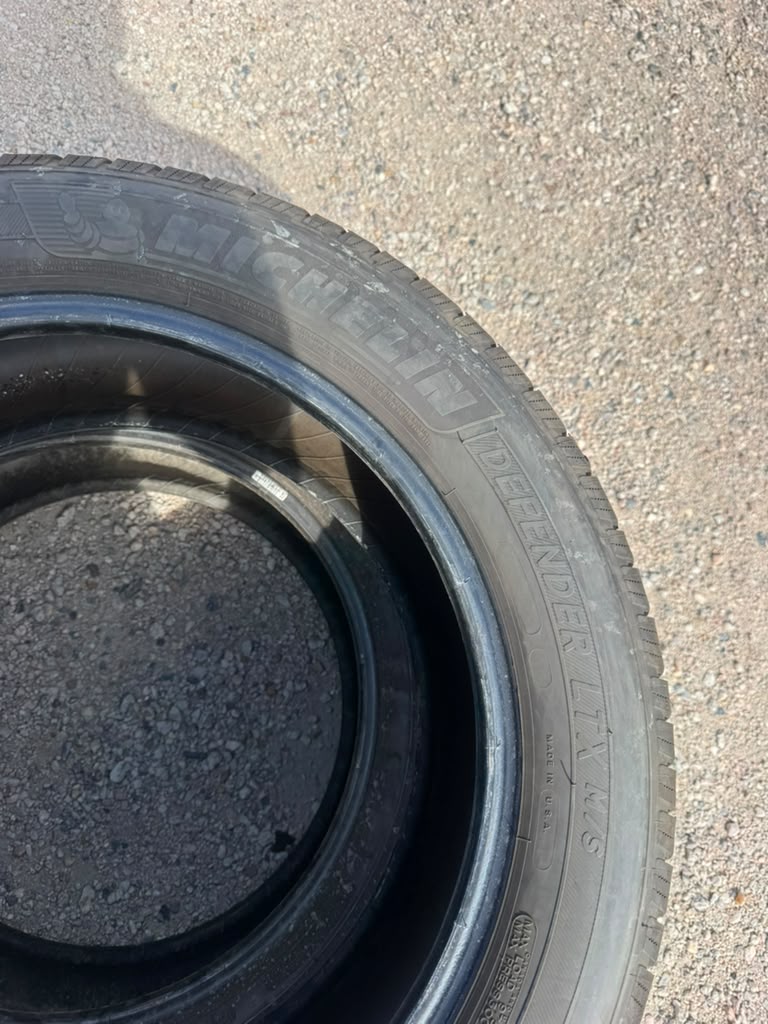 265/50R20 Pair (2 Used Tires) Michelin Defender LTX M/S - 📍 Commerce City