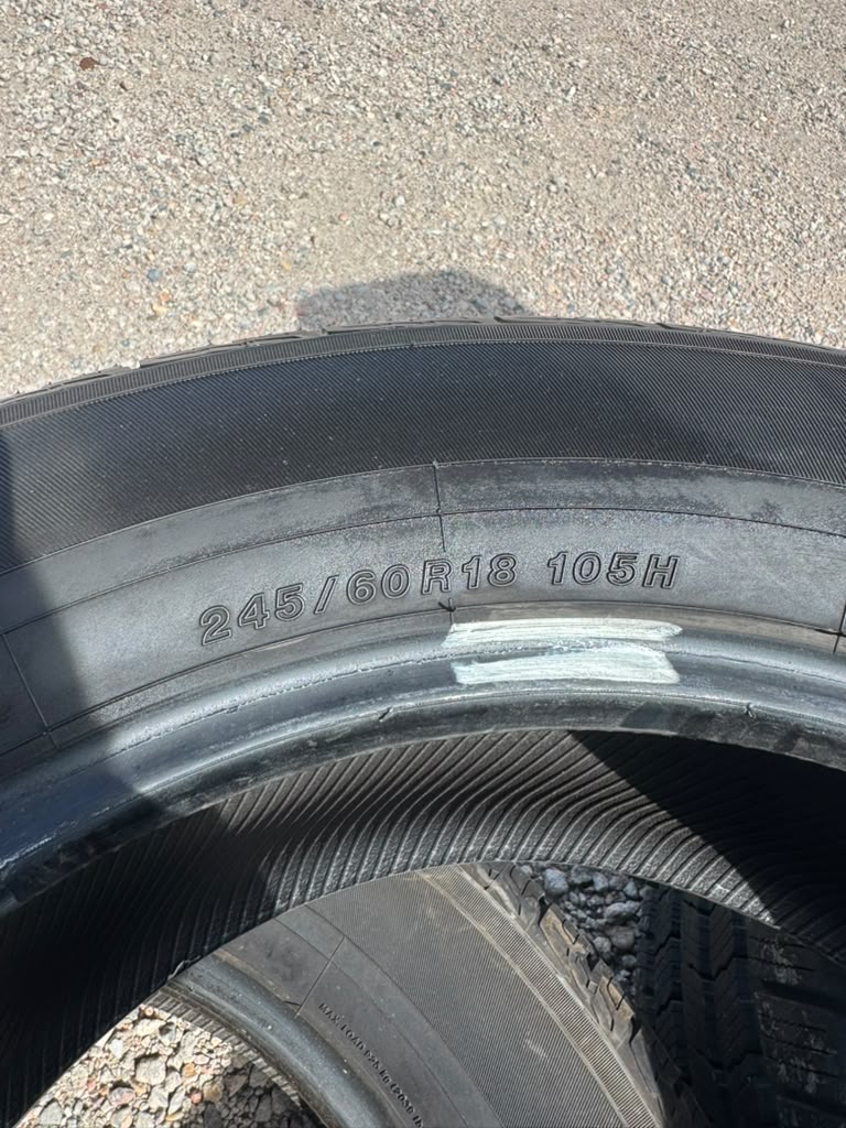 245/60R18 Pair (2 Used Tires) Yokohama YK-CTX - 📍 Commerce City
