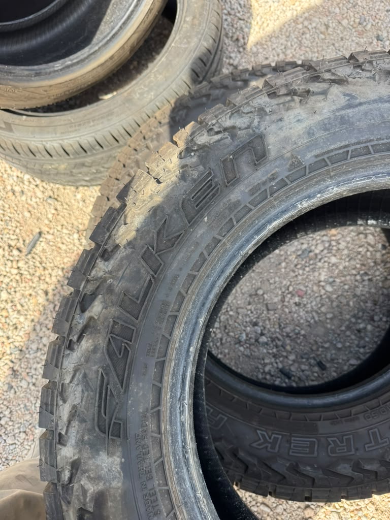 265/60R18 Pair (2 Used Tires) Falken Rubitrek - 📍 Commerce City