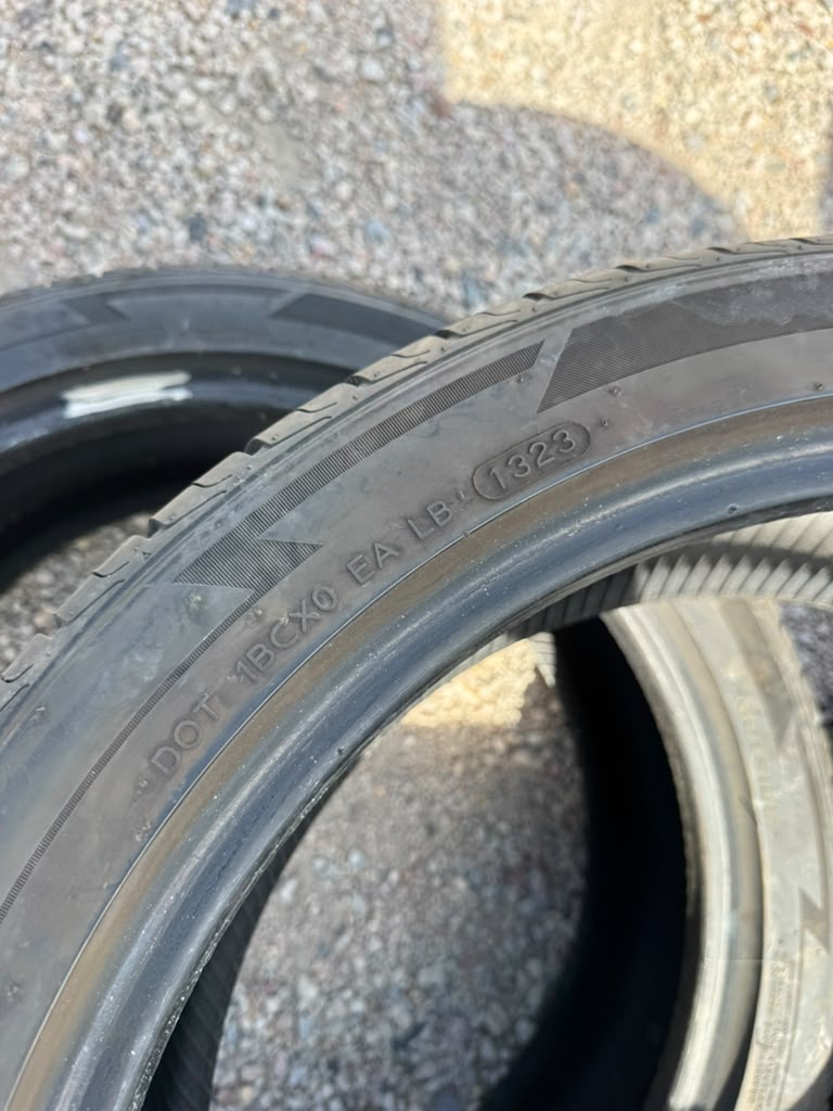 225/45R19 Pair (2 Used Tires) Laufenn S Fit