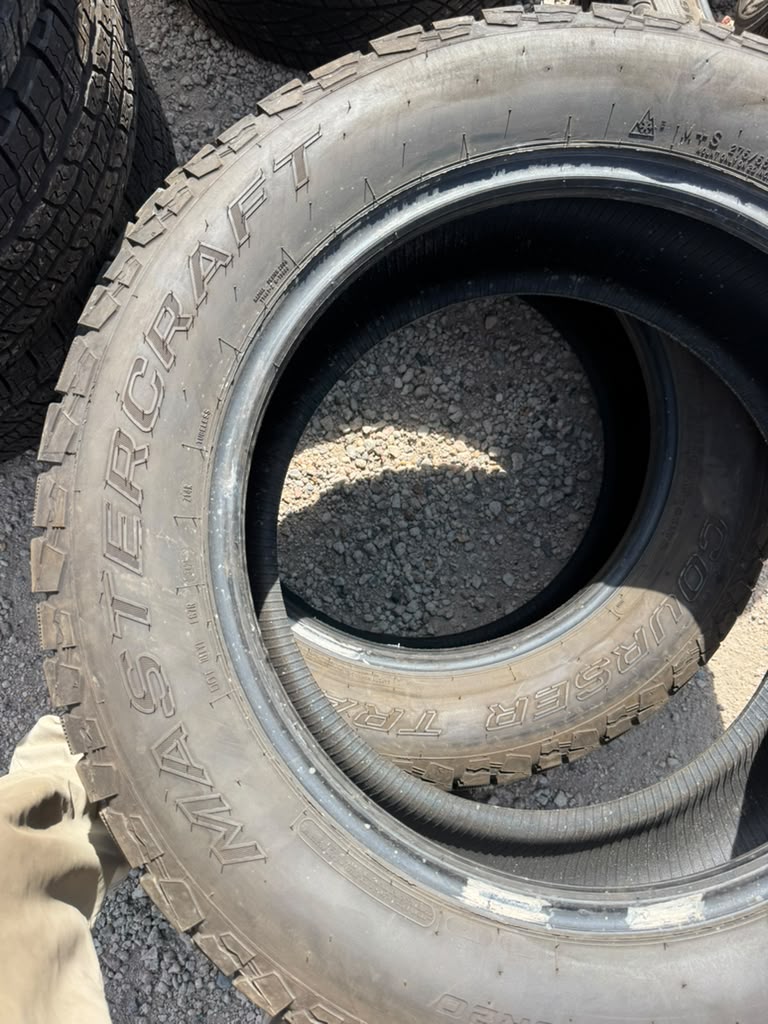275/55R20 Pair (2 Used Tires) Mastercraft Courser Trail - 📍 Commerce City