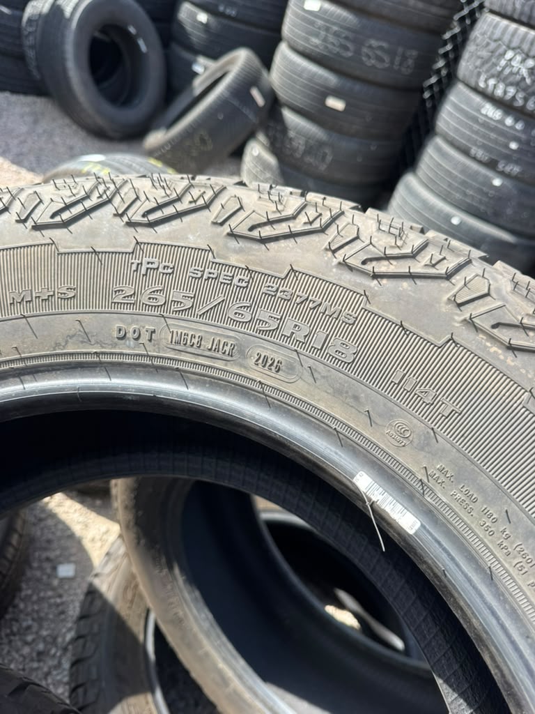 265/65R18 Set (4 Used Tires) Goodyear Wrangler Territory AT - 📍 Commerce City
