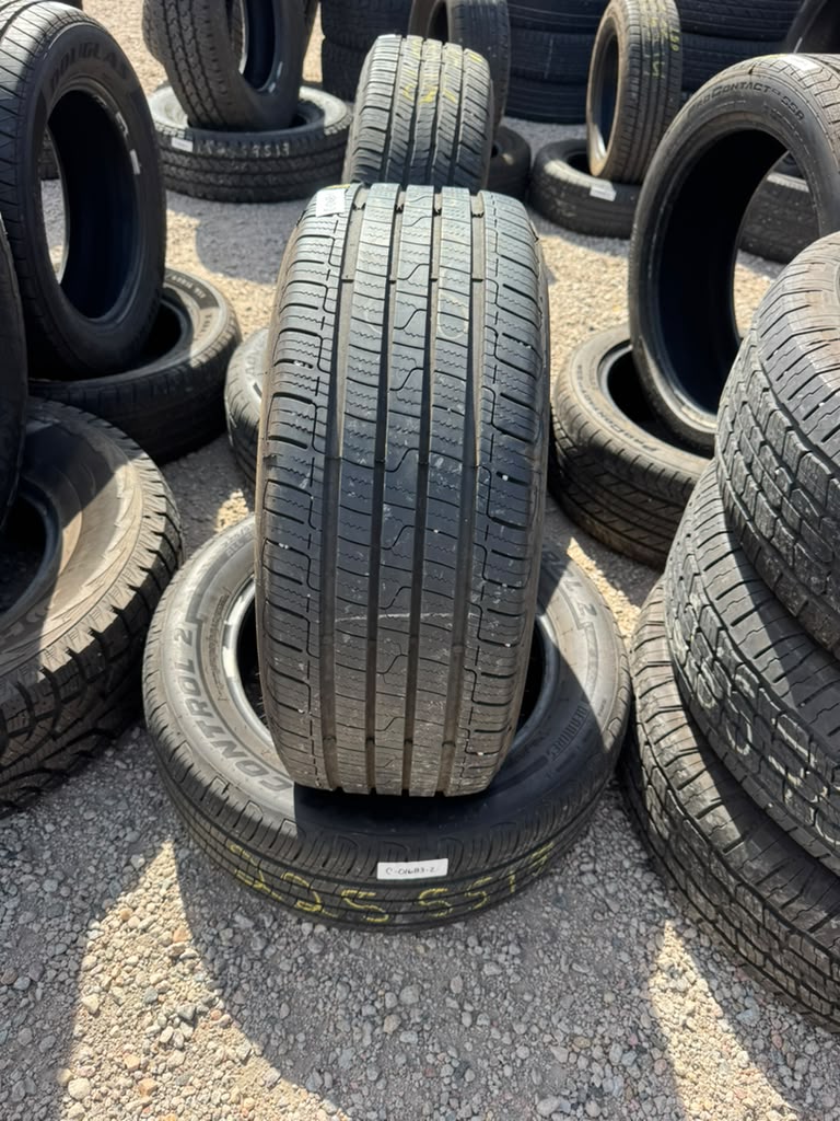 225/55R17 Pair (2 Used Tires) DeanTires Road Control 2