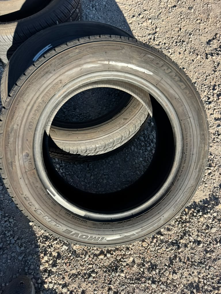195/60R15 Pair (2 Used Tires) Ironman IMove Gen 3