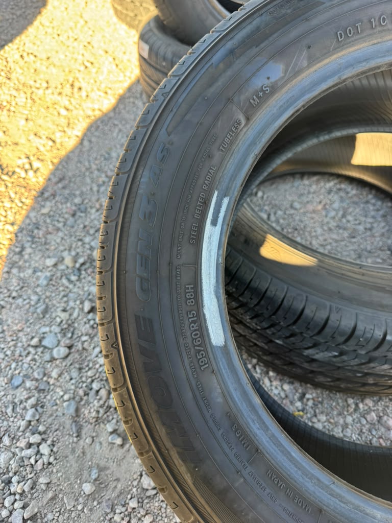 195/60R15 Pair (2 Used Tires) Ironman IMove Gen 3
