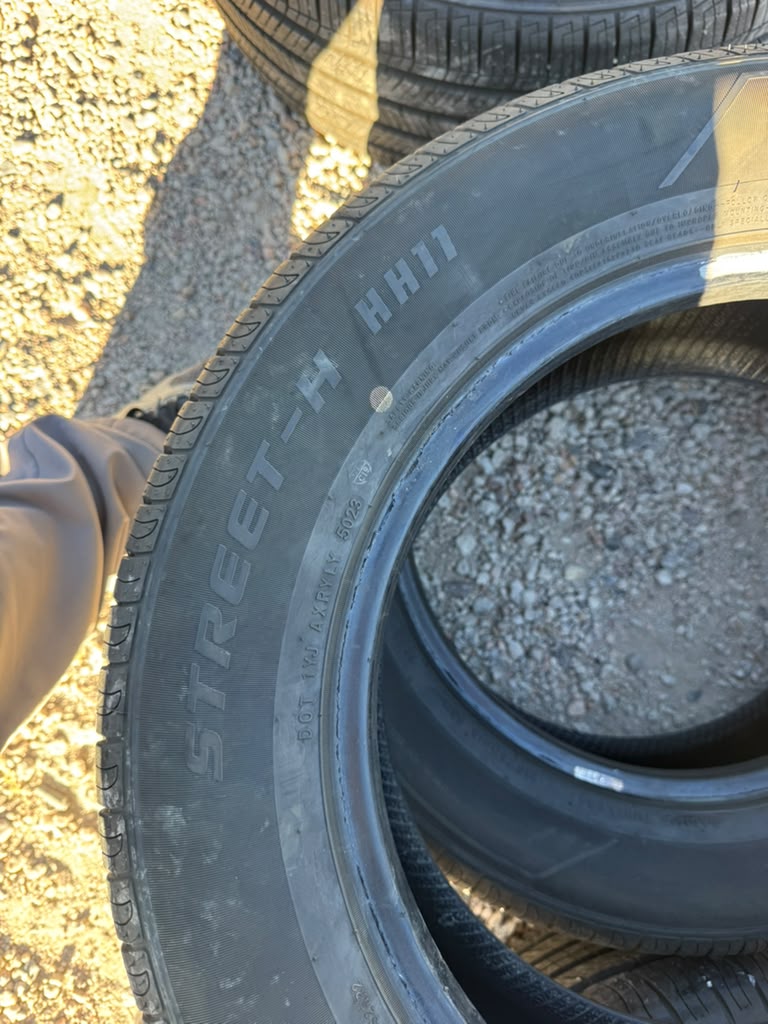 215/60R16 Pair (2 Used Tires) Blackhawk Street-H HH11
