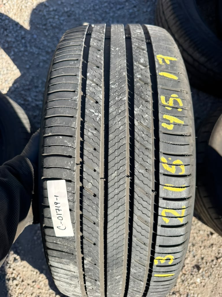 215/45R17 Pair (2 Used Tires) Michelin Premier