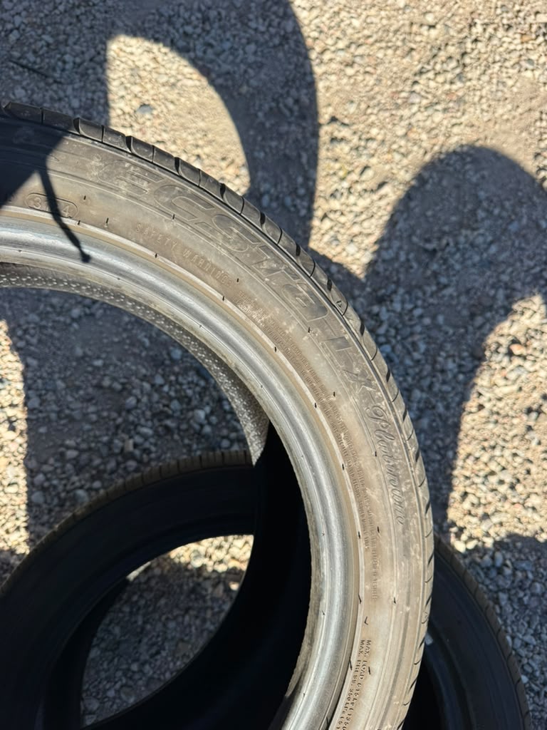 225/45R17 Pair (2 Used Tires) Kumho Ecsta LX