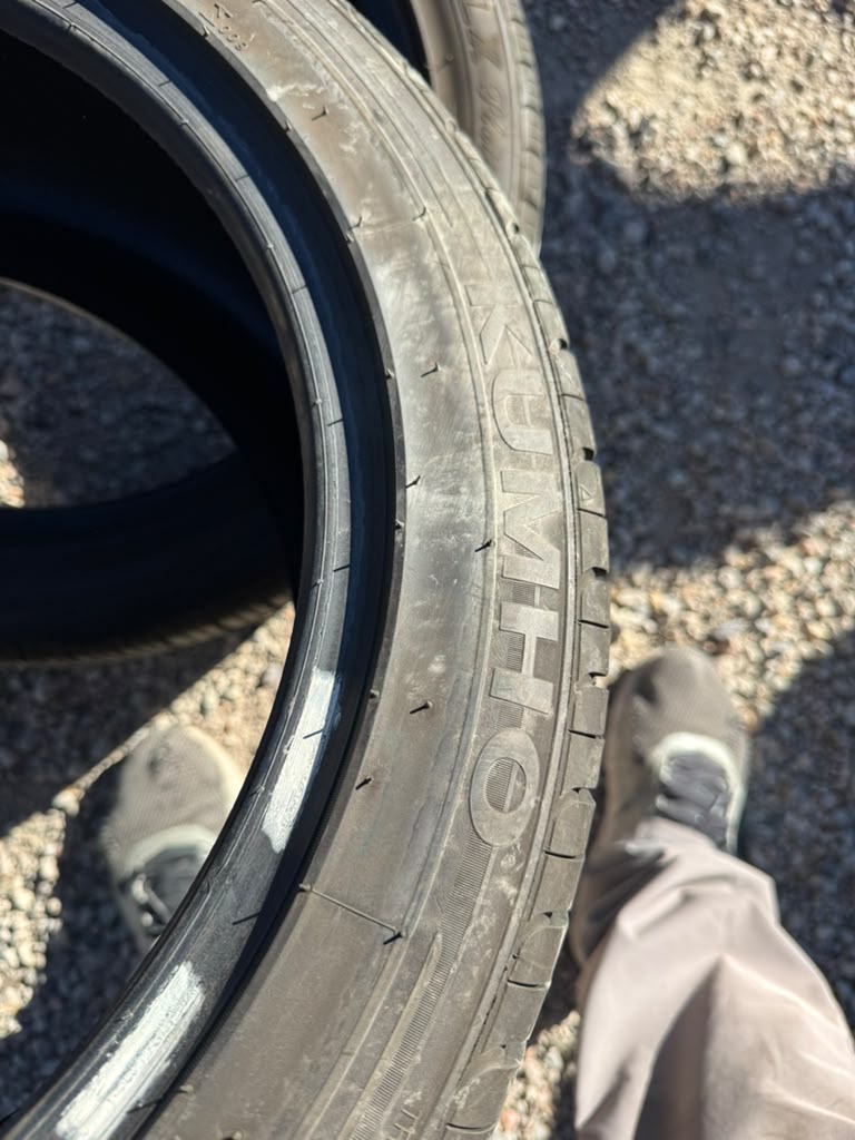 225/45R17 Pair (2 Used Tires) Kumho Ecsta LX