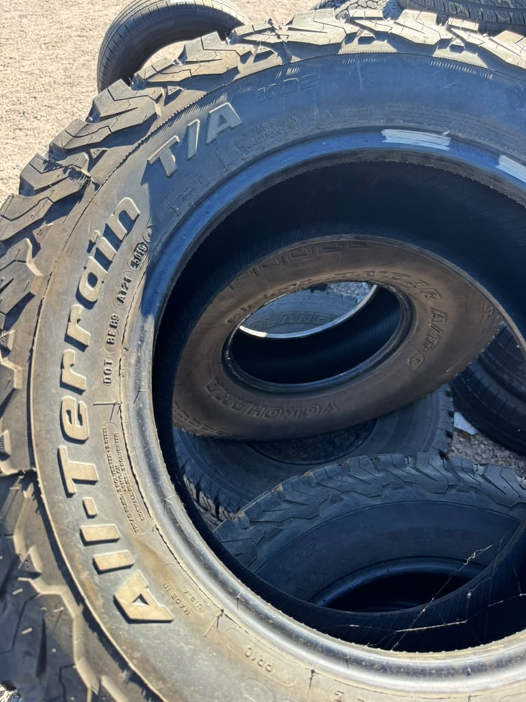 LT275/65R18 Set (4 Used Tires) Bfgoodrich KO2 - 📍 Commerce City