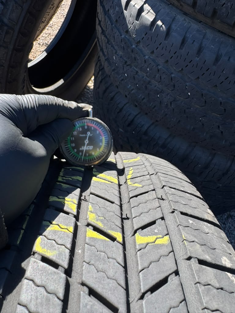 205/65R15 Pair (2 Used Tires) Michelin Defender T+H