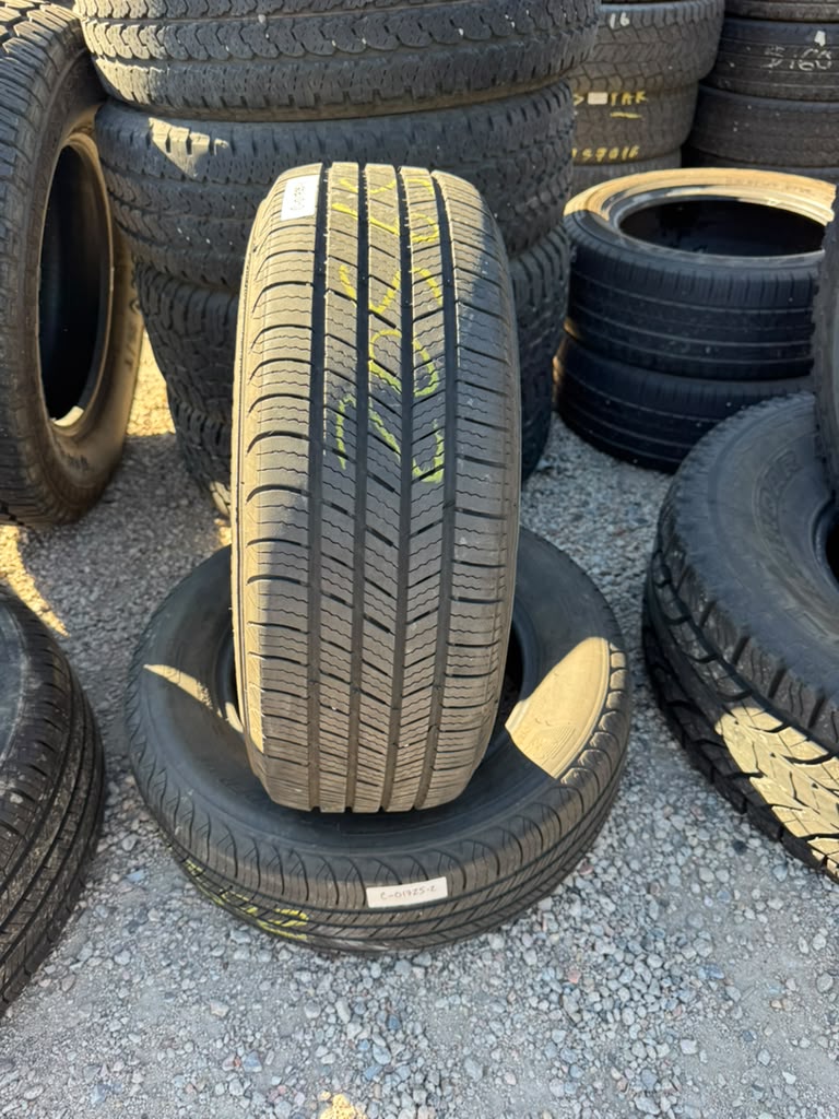 205/65R15 Pair (2 Used Tires) Michelin Defender T+H