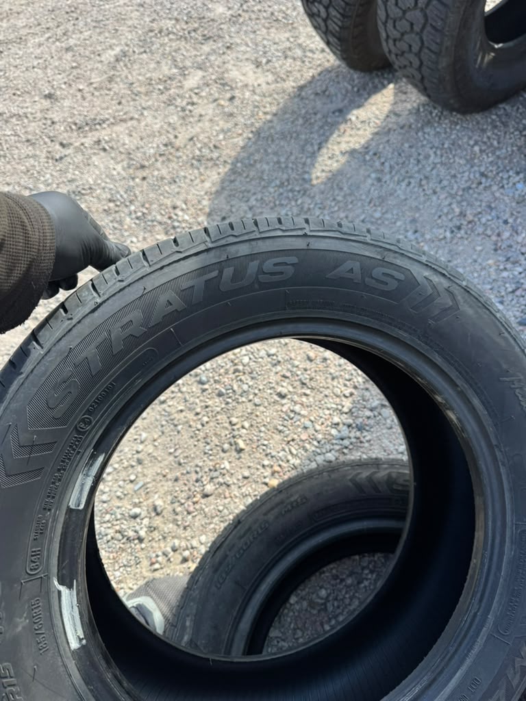 185/60R15 Pair (2 Used Tires) Mastercraft Stratus